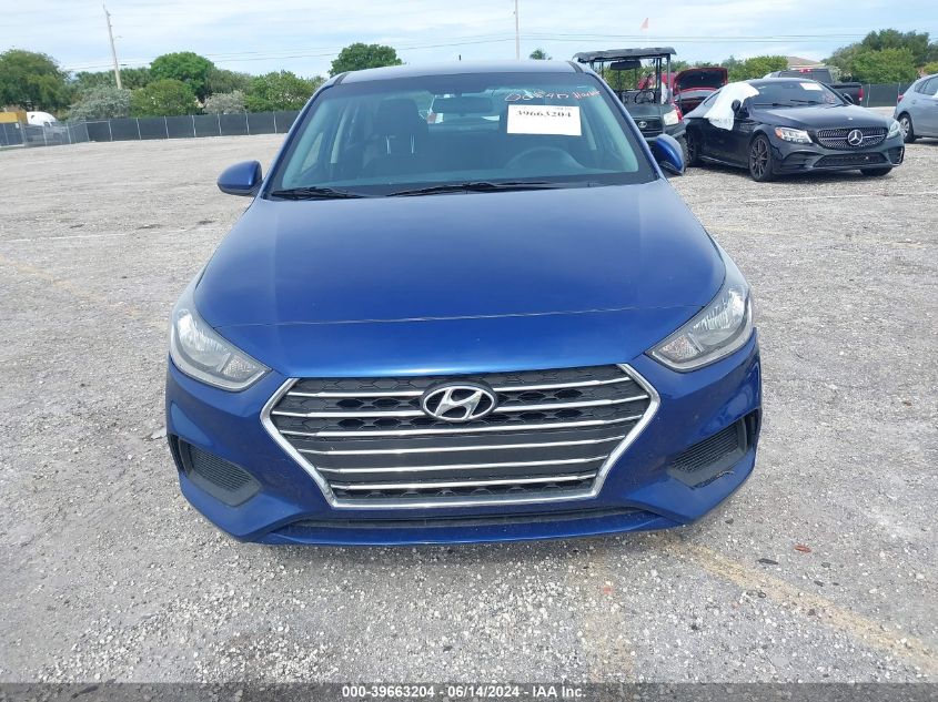 2019 Hyundai Accent Se VIN: 3KPC24A3XKE054164 Lot: 39663204