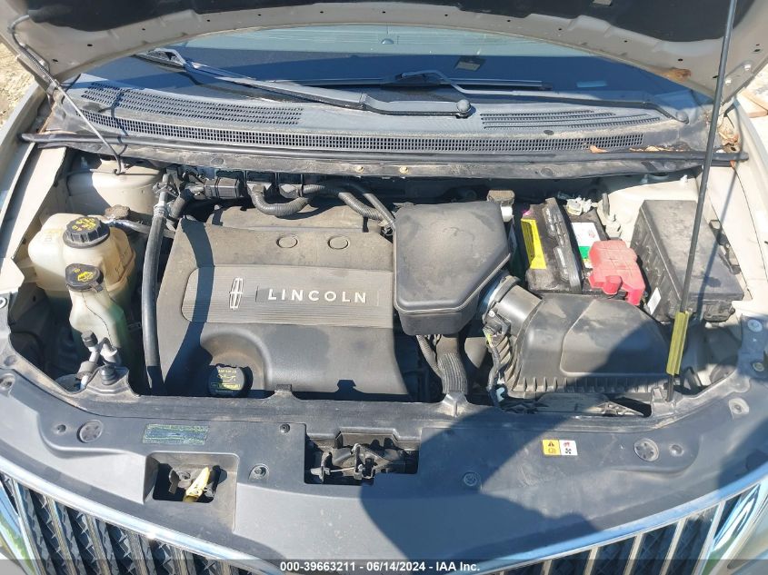 2011 Lincoln Mkx VIN: 2LMDJ8JKXBBJ28017 Lot: 39663211