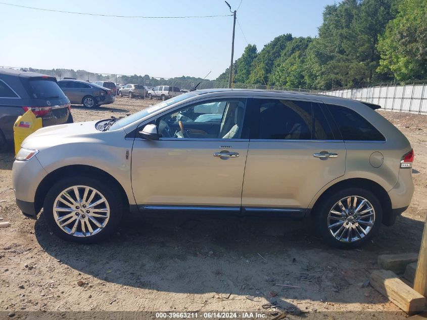 2011 Lincoln Mkx VIN: 2LMDJ8JKXBBJ28017 Lot: 39663211