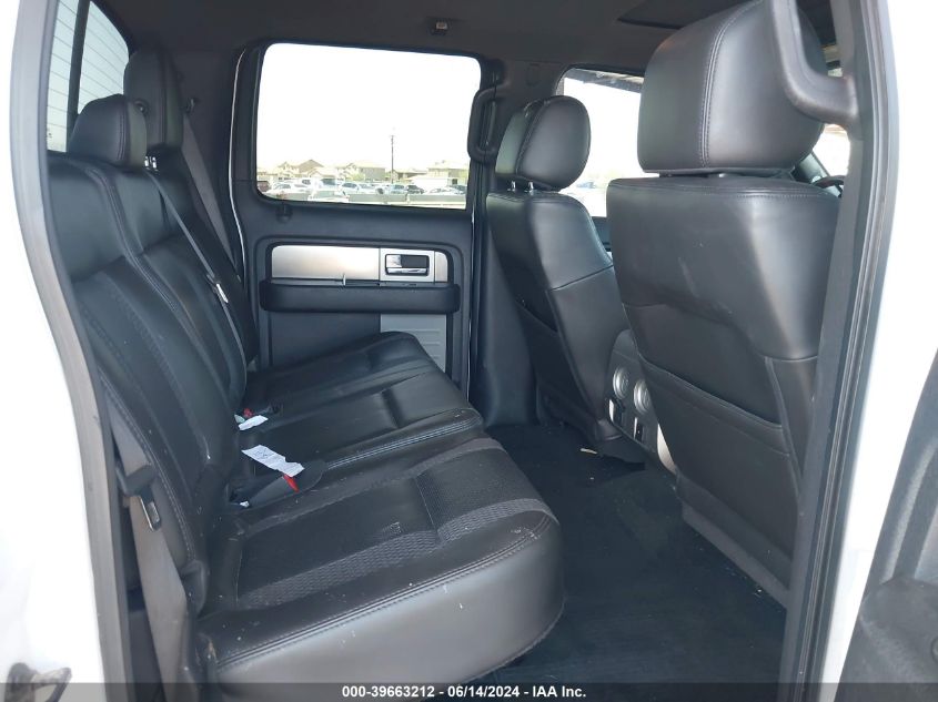 2013 Ford F-150 Svt Raptor VIN: 1FTFW1R63DFC12836 Lot: 39663212