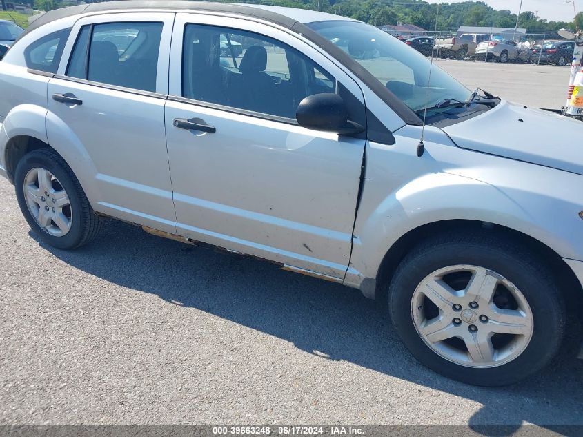 2008 Dodge Caliber Se VIN: 1B3HB28B78D701509 Lot: 39663248