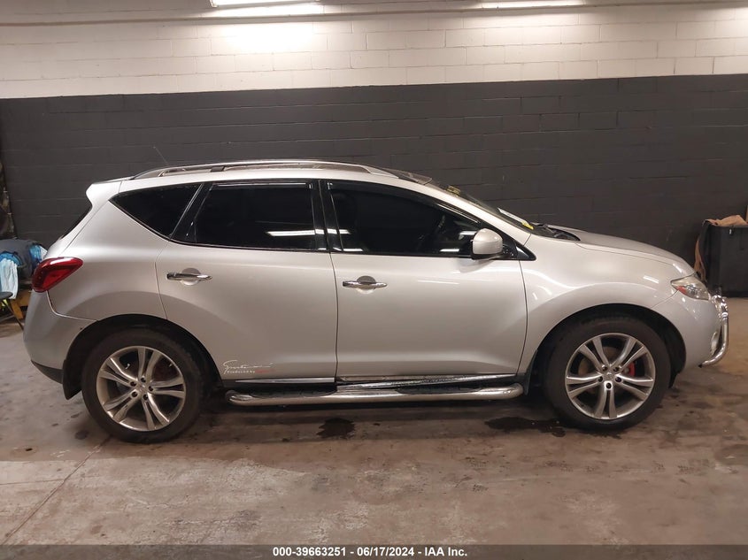 2010 Nissan Murano Le VIN: JN8AZ1MW9AW122650 Lot: 39663251
