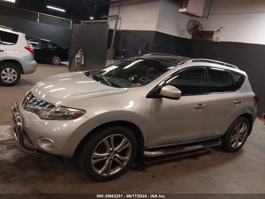 2010 Nissan Murano Le VIN: JN8AZ1MW9AW122650 Lot: 39663251