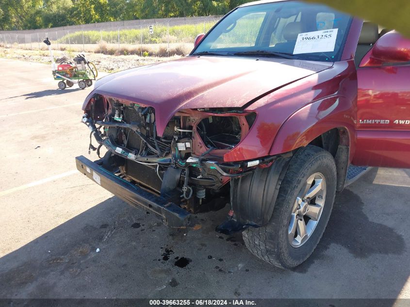 2006 Toyota 4Runner Limited V8 VIN: JTEBT17R468033180 Lot: 39663255