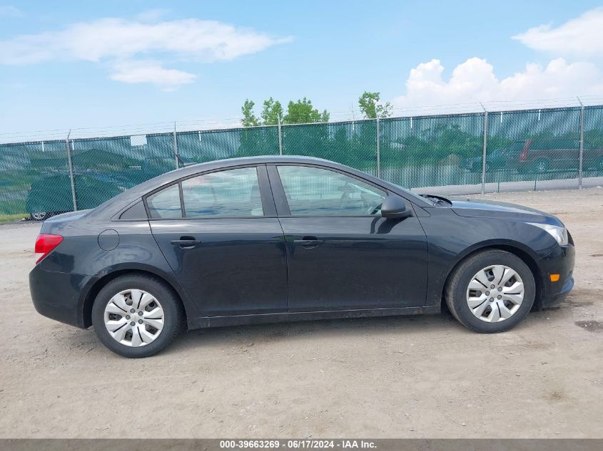 2013 Chevrolet Cruze Ls Auto VIN: 1G1PA5SG9D7295768 Lot: 39663269