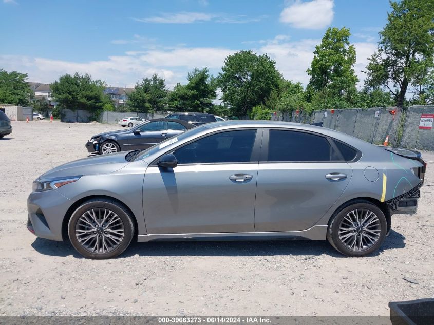 2022 Kia Forte Gt-Line VIN: 3KPF54ADXNE508320 Lot: 39663273