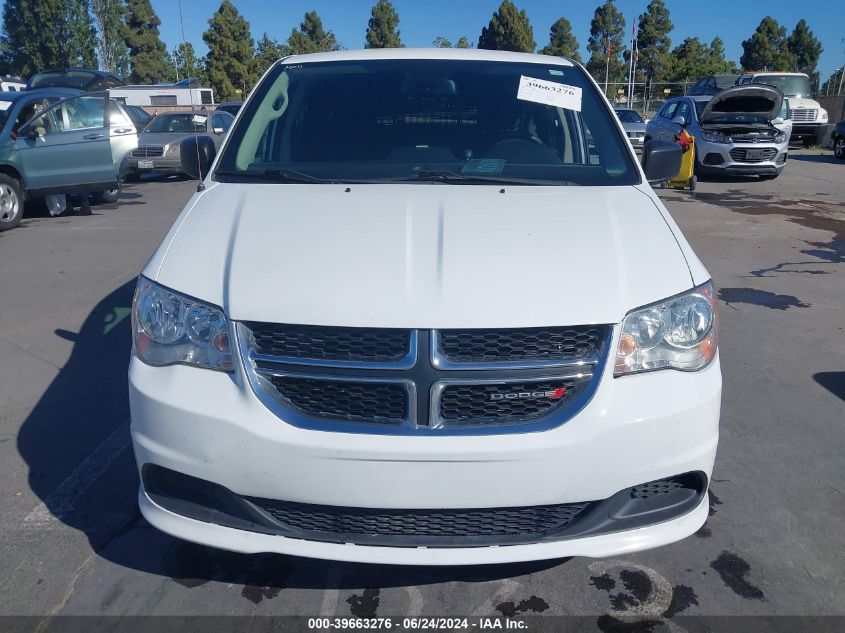 2018 Dodge Grand Caravan Se VIN: 2C4RDGBG9JR318544 Lot: 39663276