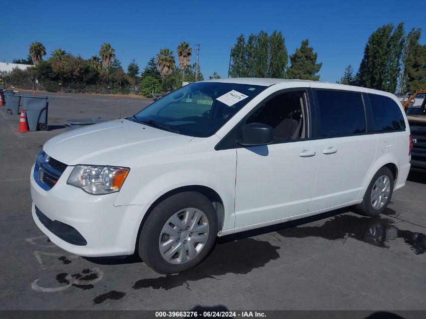 2018 Dodge Grand Caravan Se VIN: 2C4RDGBG9JR318544 Lot: 39663276