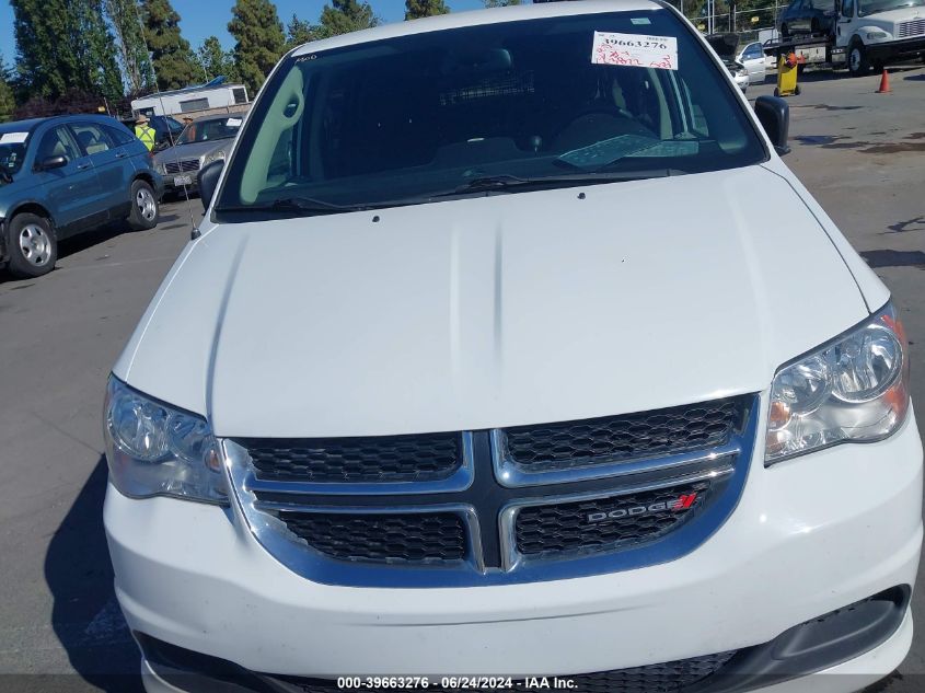 2018 Dodge Grand Caravan Se VIN: 2C4RDGBG9JR318544 Lot: 39663276