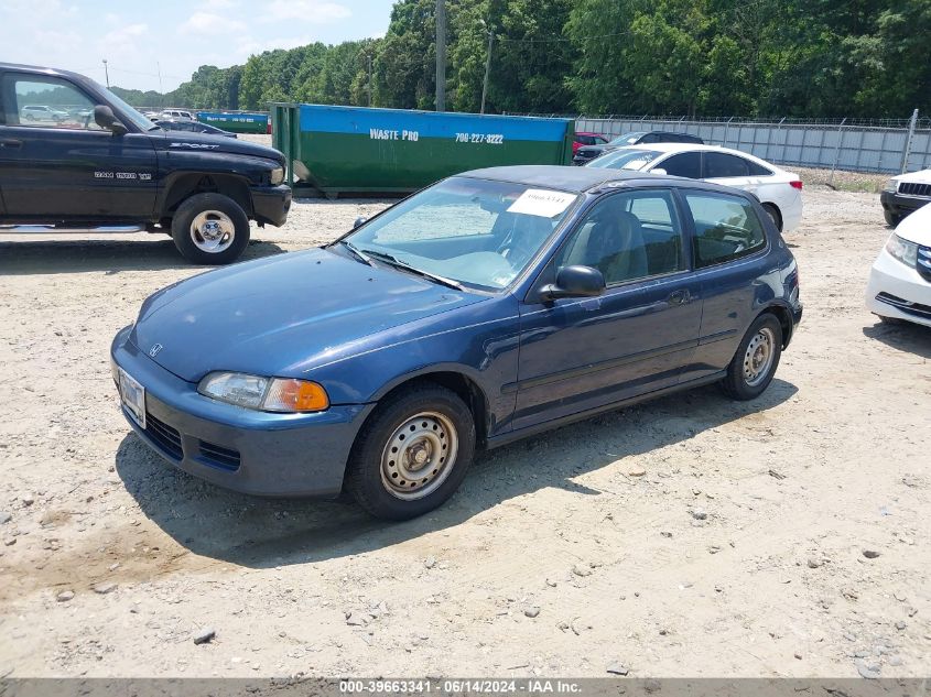 1994 Honda Civic Dx VIN: 2HGEH2365RH510638 Lot: 39663341