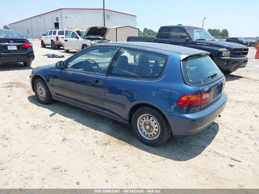 1994 Honda Civic Dx VIN: 2HGEH2365RH510638 Lot: 39663341