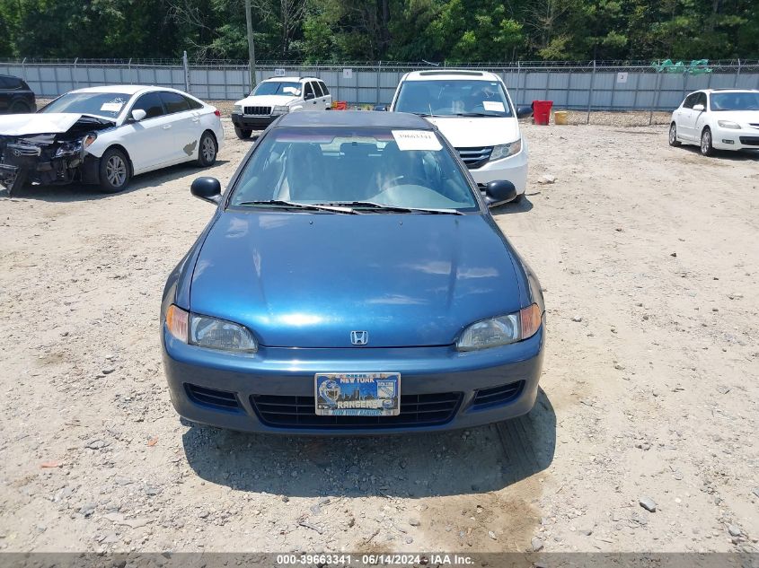 1994 Honda Civic Dx VIN: 2HGEH2365RH510638 Lot: 39663341