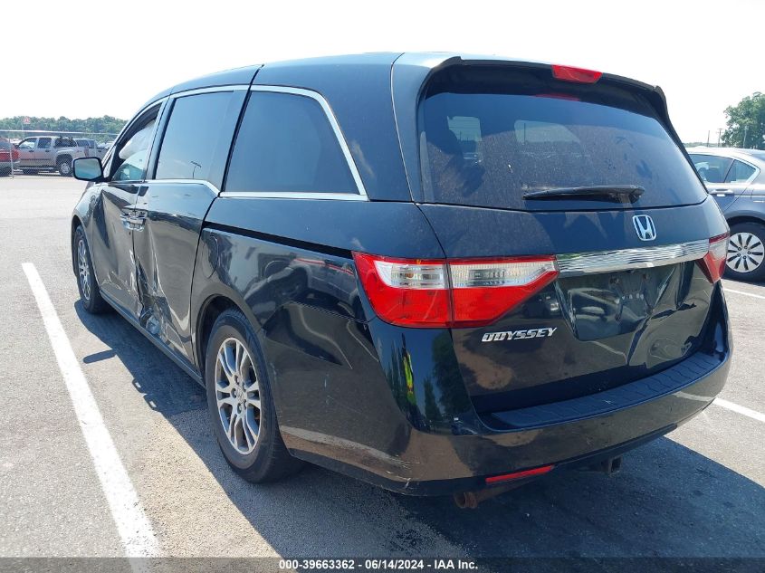 2013 Honda Odyssey Ex-L VIN: 5FNRL5H68DB068378 Lot: 39663362