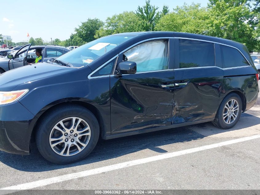 2013 Honda Odyssey Ex-L VIN: 5FNRL5H68DB068378 Lot: 39663362