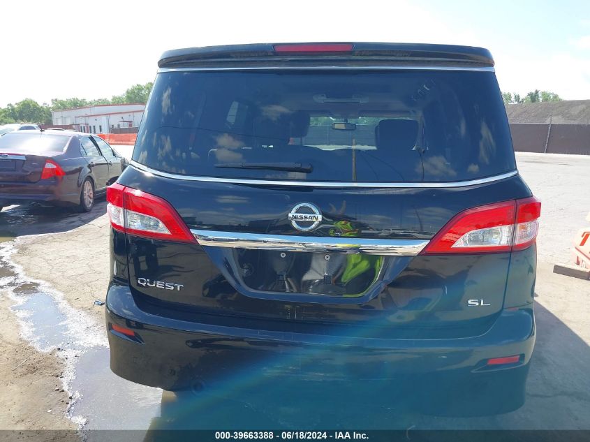 2012 Nissan Quest Sl VIN: JN8AE2KP1C9035419 Lot: 39663388