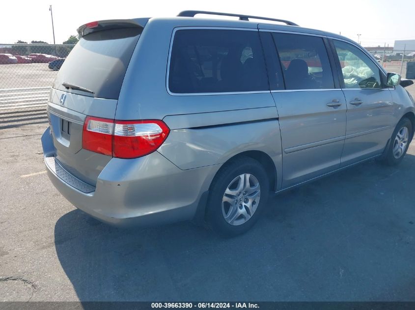 2006 Honda Odyssey Ex-L VIN: 5FNRL38736B061645 Lot: 39663390