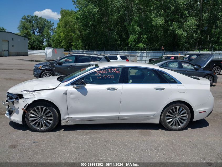 2017 Lincoln Mkz Select VIN: 3LN6L5D98HR601400 Lot: 39663392