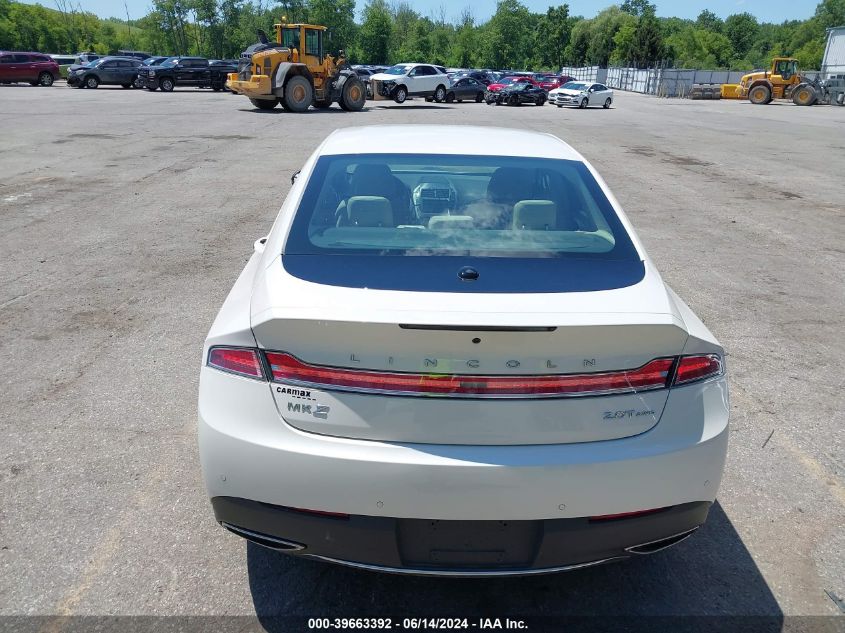 2017 Lincoln Mkz Select VIN: 3LN6L5D98HR601400 Lot: 39663392