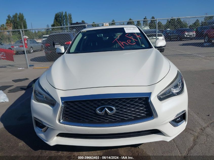 2018 Infiniti Q50 3.0T Luxe VIN: JN1EV7ARXJM432878 Lot: 39663403