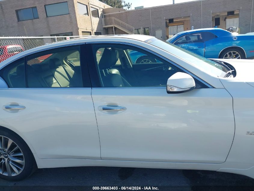 2018 Infiniti Q50 3.0T Luxe VIN: JN1EV7ARXJM432878 Lot: 39663403