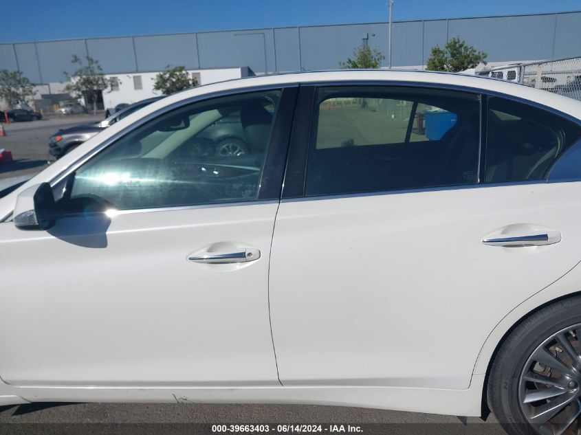 2018 Infiniti Q50 3.0T Luxe VIN: JN1EV7ARXJM432878 Lot: 39663403