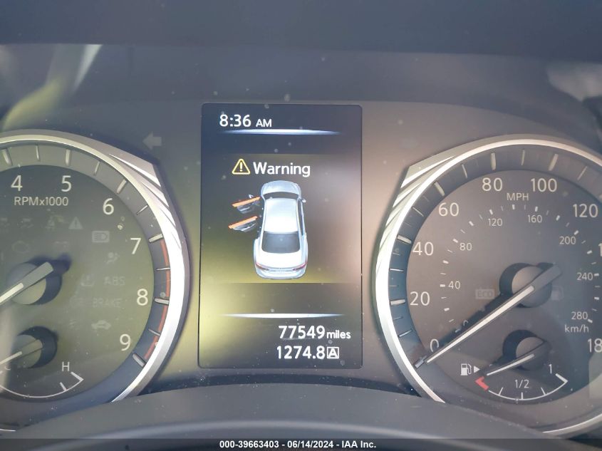 2018 Infiniti Q50 3.0T Luxe VIN: JN1EV7ARXJM432878 Lot: 39663403