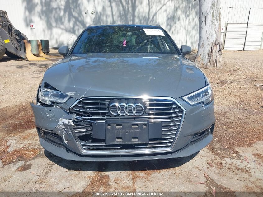 2018 Audi A3 E-Tron 1.4T Premium VIN: WAUTPBFFXJA056584 Lot: 39663410