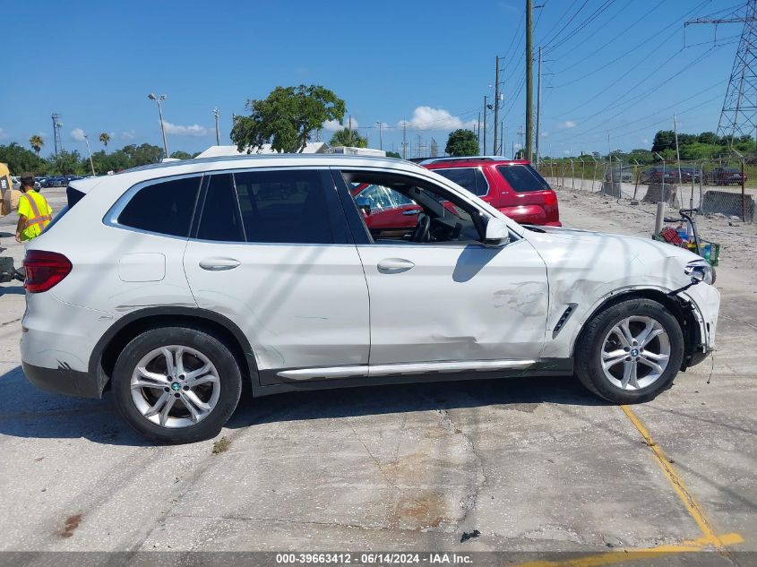 2020 BMW X3 Sdrive30I VIN: 5UXTY3C06LLU72756 Lot: 39663412