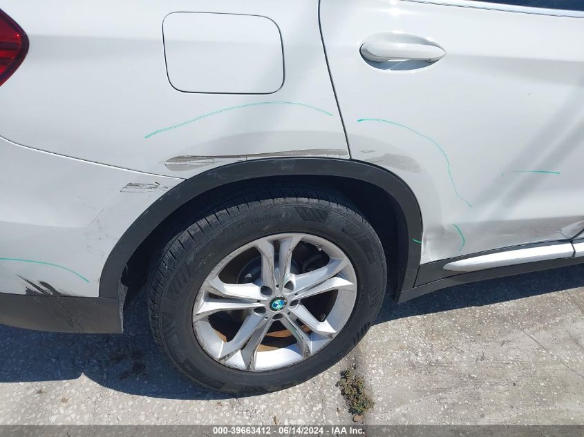 2020 BMW X3 Sdrive30I VIN: 5UXTY3C06LLU72756 Lot: 39663412