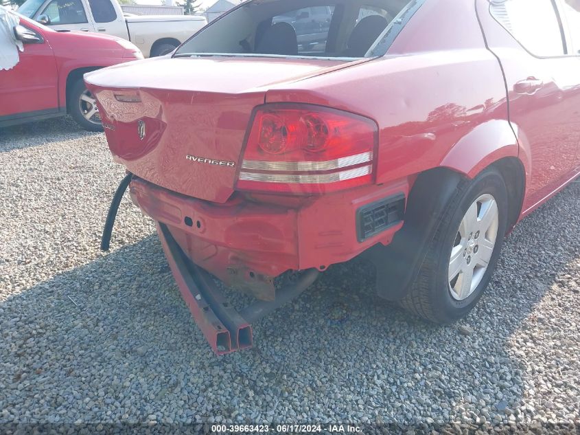 2009 Dodge Avenger Se/Sxt VIN: 1B3LC46B99N545992 Lot: 39663423