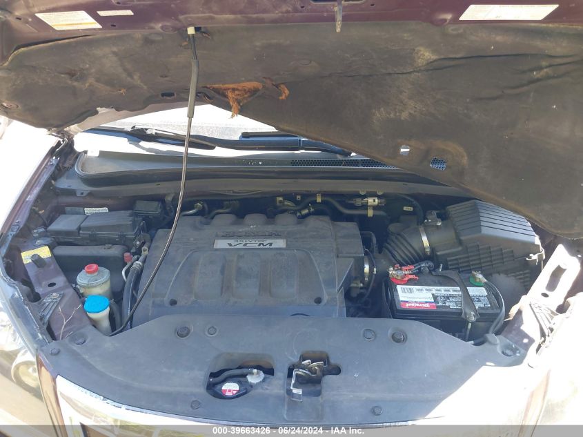 2009 Honda Odyssey Ex-L VIN: 5FNRL38749B002446 Lot: 39663426