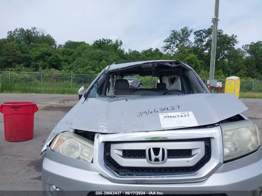 2011 Honda Pilot Touring VIN: 5FNYF3H95BB024112 Lot: 39663437