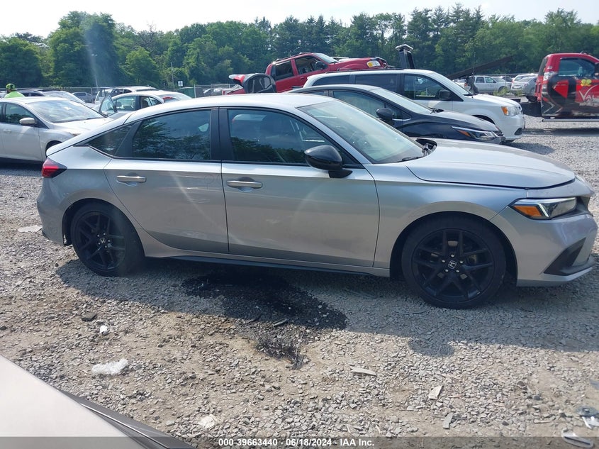 VIN 19XFL2H80NE019170 2022 HONDA CIVIC SPORT