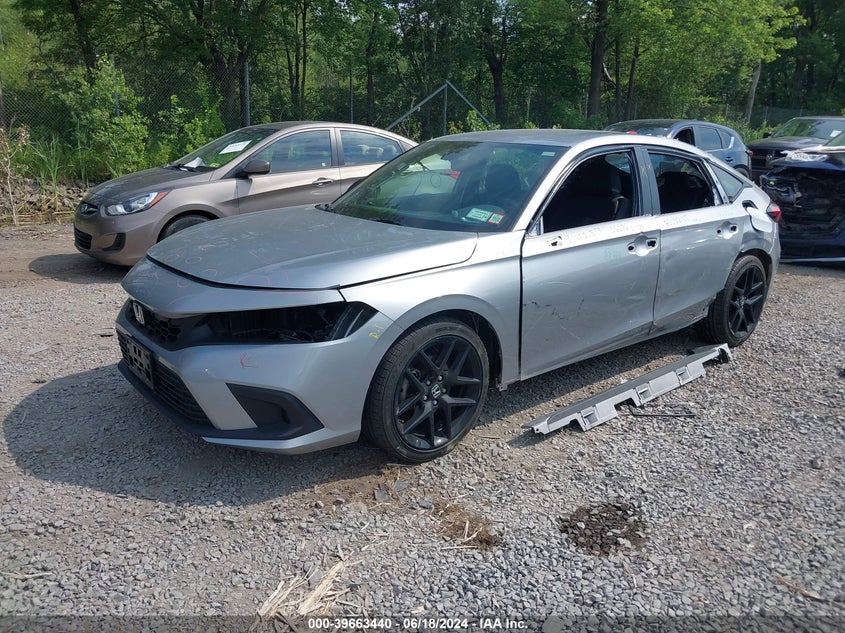VIN 19XFL2H80NE019170 2022 HONDA CIVIC SPORT