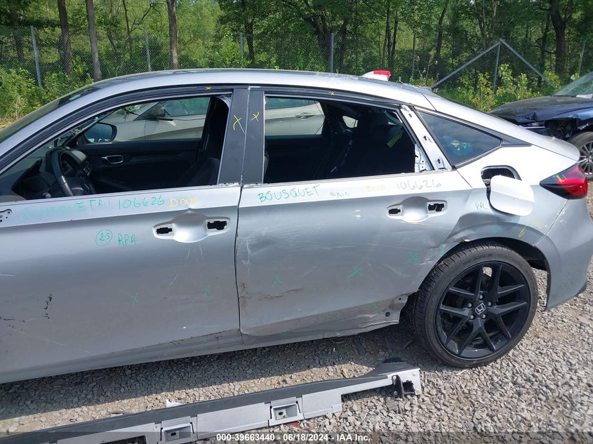 VIN 19XFL2H80NE019170 2022 HONDA CIVIC SPORT