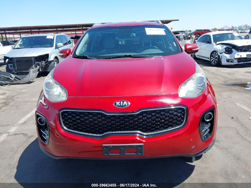 2018 Kia Sportage Ex VIN: KNDPNCAC2J7478259 Lot: 39663455