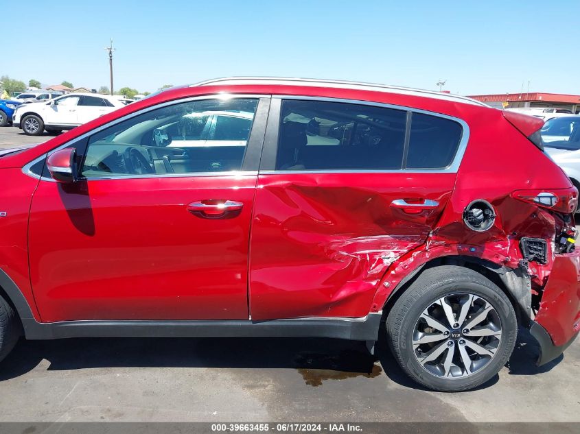 2018 Kia Sportage Ex VIN: KNDPNCAC2J7478259 Lot: 39663455