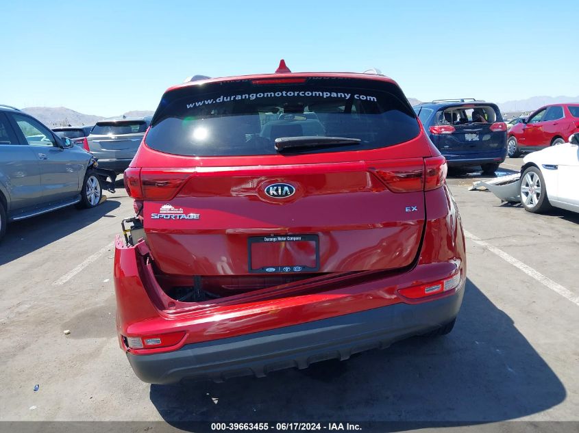 2018 Kia Sportage Ex VIN: KNDPNCAC2J7478259 Lot: 39663455