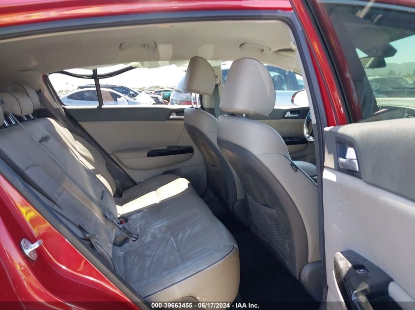 2018 Kia Sportage Ex VIN: KNDPNCAC2J7478259 Lot: 39663455