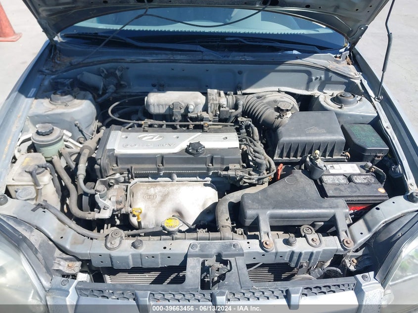 2004 Hyundai Accent Gl VIN: KMHCG45C54U504654 Lot: 39663456