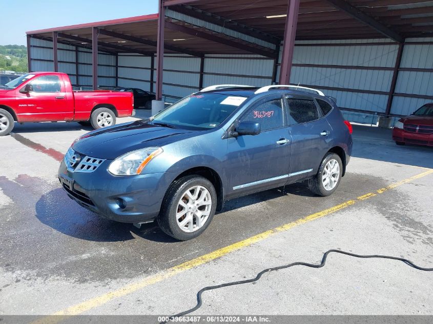 2013 Nissan Rogue Sv W/Sl Pkg VIN: JN8AS5MV2DW627341 Lot: 39663487