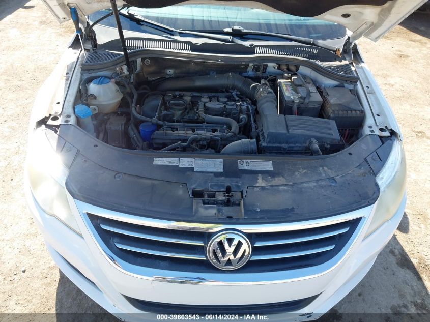 2012 Volkswagen Cc Sport VIN: WVWMP7AN5CE516538 Lot: 39663543