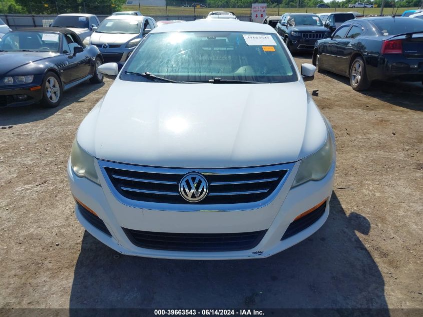 2012 Volkswagen Cc Sport VIN: WVWMP7AN5CE516538 Lot: 39663543