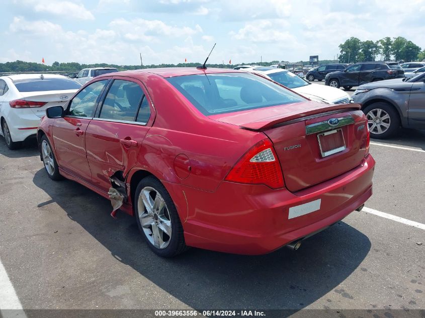 2011 Ford Fusion Sport VIN: 3FAHP0KC2BR111647 Lot: 39663556