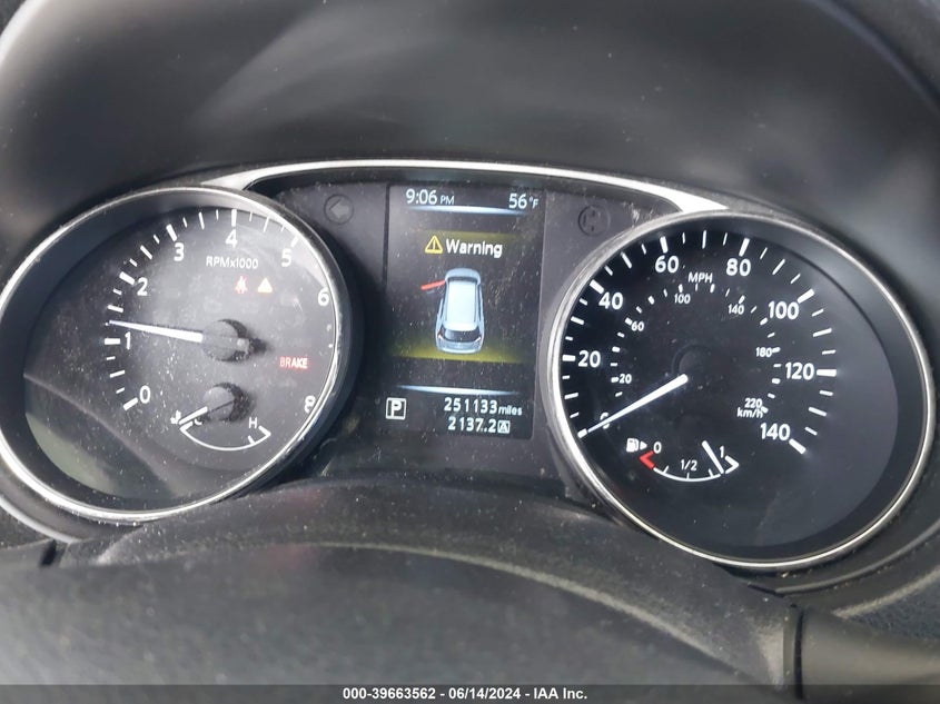 2015 Nissan Rogue S/Sl/Sv VIN: KNMAT2MT7FP540666 Lot: 39663562