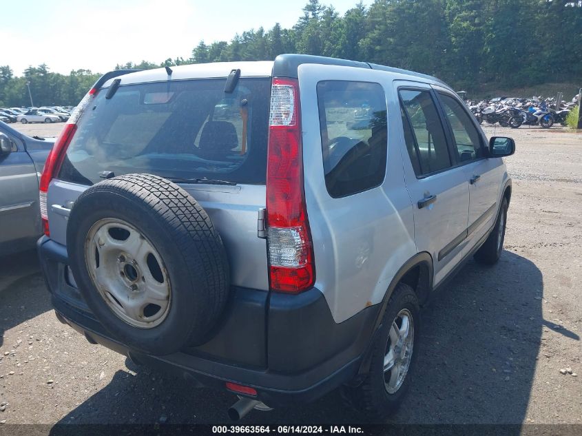 2004 Honda Cr-V Lx VIN: SHSRD78444U209382 Lot: 39663564