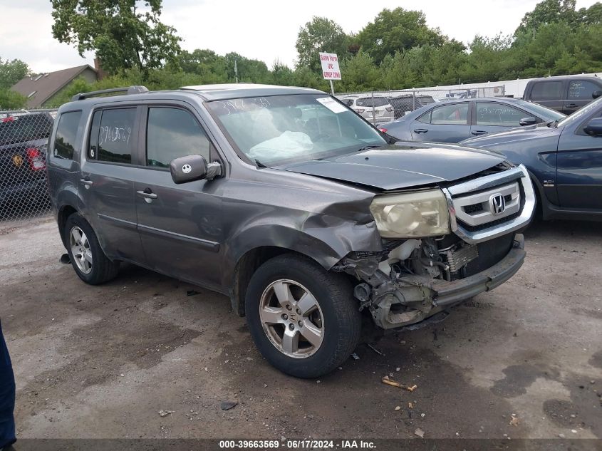 2011 Honda Pilot Ex-L VIN: 5FNYF4H52BB036382 Lot: 39663569