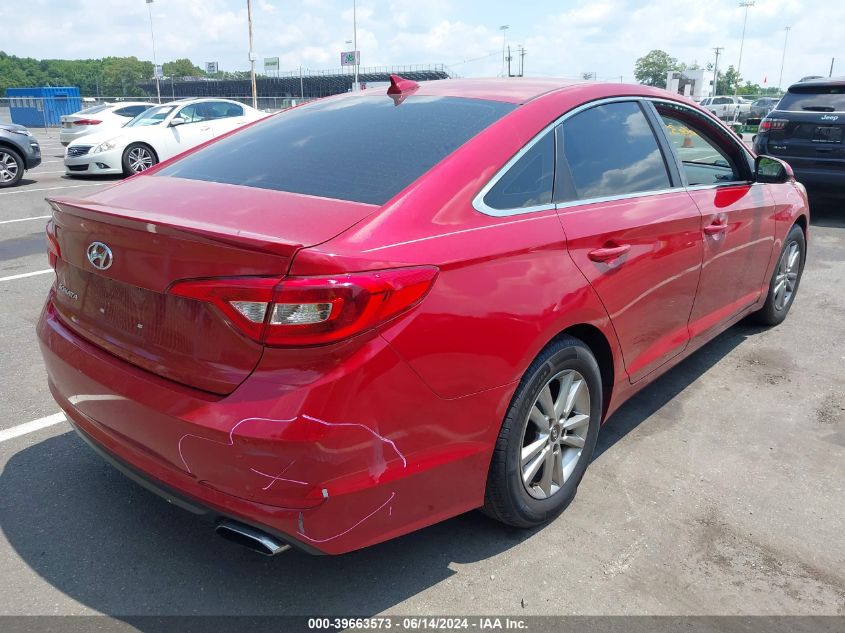 2017 Hyundai Sonata VIN: 5NPE24AF0HH470778 Lot: 39663573