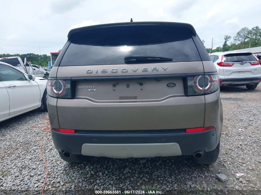 2017 Land Rover Discovery Sport Hse VIN: SALCR2BG8HH662181 Lot: 39663581