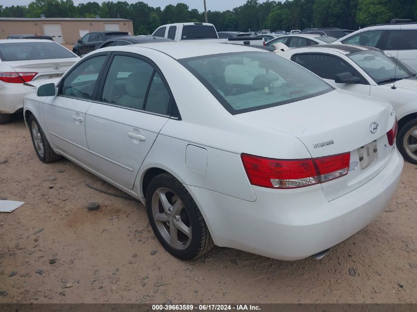 5NPEU46FX7H162535 2007 Hyundai Sonata Limited/Se V6